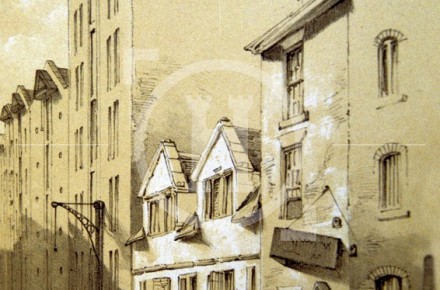 Old houses in Moor Street